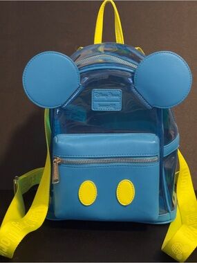 Mickey Mouse Neon Mini Backpack by Loungefly Disney World Edition